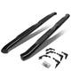 D-Motoring - Running Boards - 4 in. - Black - Curved Oval - Chevy Colorado Extended Cab / GMC Canyon Extended Cab - 1