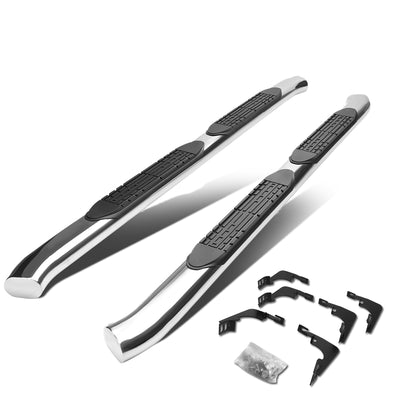 D-Motoring - Running Boards - 4 in. - Curved Oval - Chevy Colorado Extended Cab / GMC Canyon Extended Cab - 1