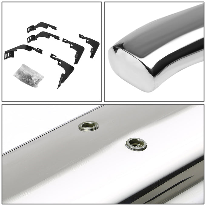 D-Motoring - Running Boards - 4 in. - Curved Oval - Chevy Colorado Extended Cab / GMC Canyon Extended Cab - 3