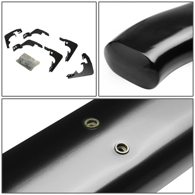 D-Motoring - Running Boards - 4 in. - Black - Curved Oval - Chevy Colorado Crew Cab / GMC Canyon Crew Cab - 3