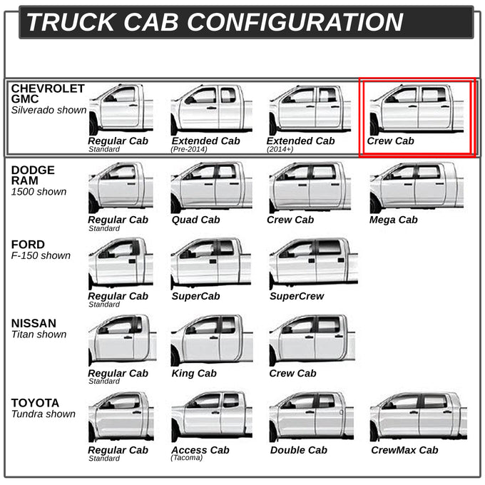 D-Motoring - Running Boards - 4 in. - Black - Curved Oval - Chevy Colorado Crew Cab / GMC Canyon Crew Cab - 5