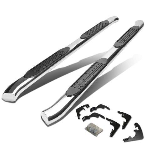 D-Motoring - Running Boards - 4 in. - Curved Oval - Chevy Colorado Crew Cab / GMC Canyon Crew Cab - 1
