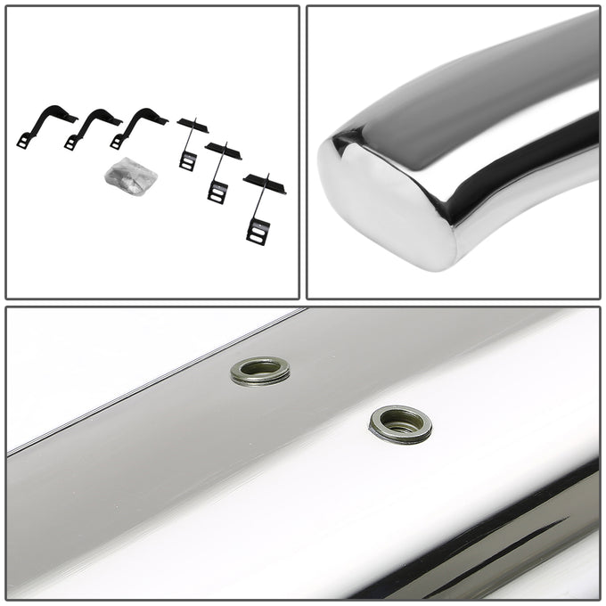D-Motoring - Running Boards - 4 in. - Curved Oval - 15-16 Ford F-150 Crew Cab (Super Crew) - 3