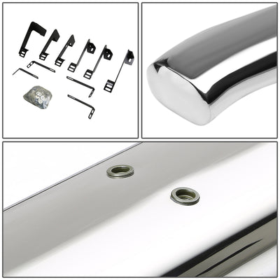 D-Motoring - Running Boards - 4 in. - Curved Oval - Chevy Silverado Crew Cab / GMC Sierra Crew Cab - 3