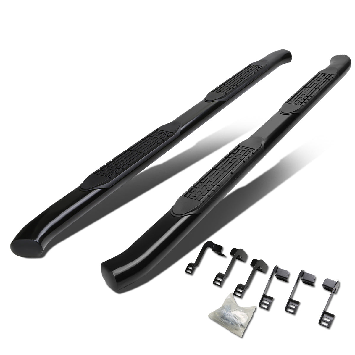 CAAP 4 in. OD Oval Side Step Nerf Bar 11-20 Ram 1500 2500 3500 Crew Cab ...