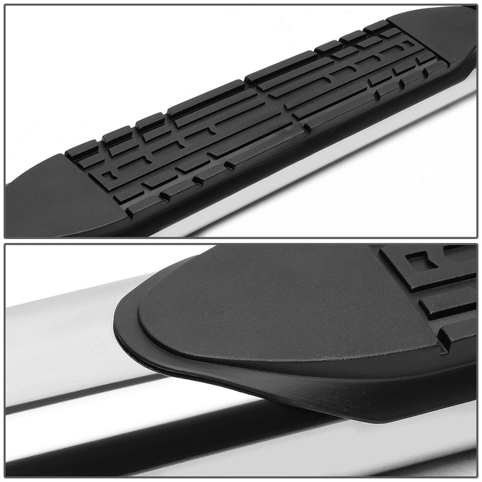 D-Motoring - Running Boards - 4 in. - Curved Oval - 04-14 Ford F-150 Extended Cab - 2