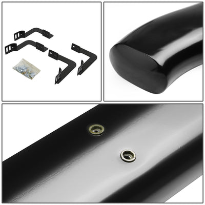 D-Motoring - Running Boards - 4 in. - Black - Curved Oval - Nissan Frontier Crew Cab / Suzuki Equator Crew Cab - 3