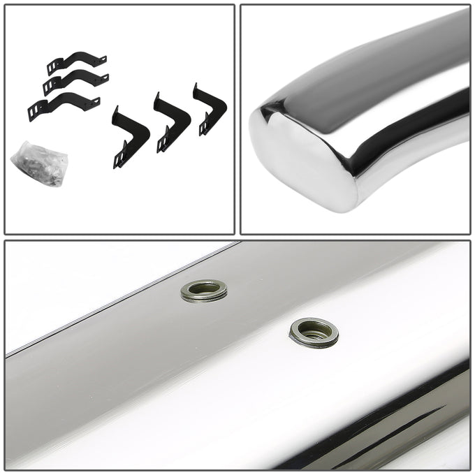 D-Motoring - Running Boards - 4 in. - Curved Oval - 07-17 Toyota Tundra Crew Max (Extended Crew) - 3