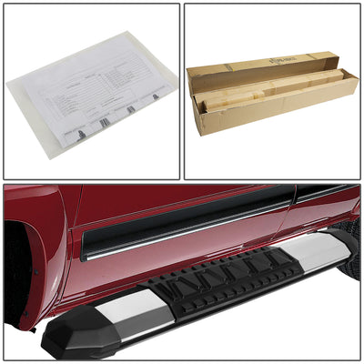D-Motoring - Running Boards - 5 in. - Light Weight - Aluminum - Dodge RAM 1500 / 2500 / 3500 2-Dr Standard Cab - 5