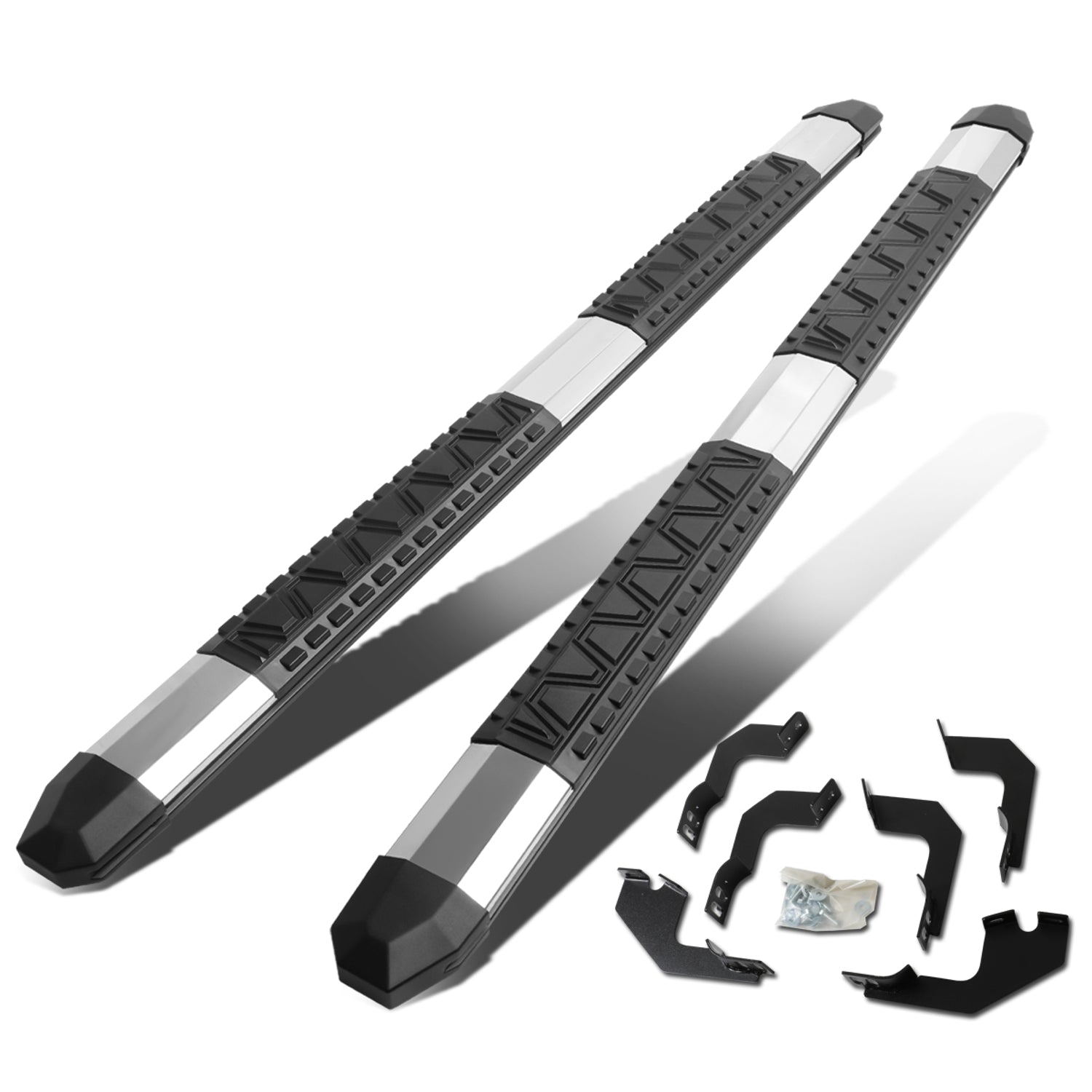 D-Motoring - Running Boards - 5 in. - Light Weight - Aluminum - 05-18 Toyota Tacoma Extended Cab - 1