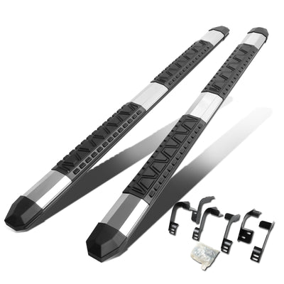 D-Motoring - Running Boards - 5 in. - Light Weight - Aluminum - Silver - Dodge RAM 1500 / 2500 / 3500 Extended Cab - 1