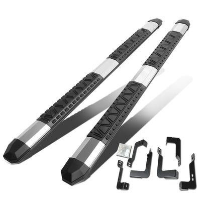 D-Motoring - Running Boards - 5 in. - Light Weight - Aluminum - Silver - Chevy Silverado/GMC Sierra 1500 / 2500 / 3500 Extended Cab - 1