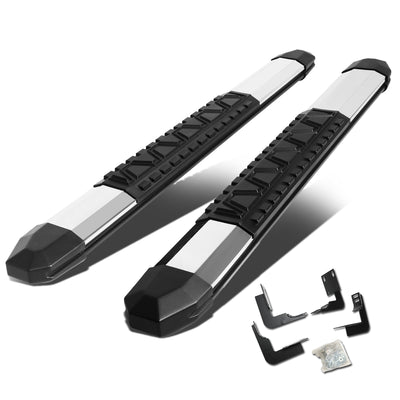 D-Motoring - Running Boards - 5 in. - Light Weight - Aluminum - Silver - Ford F-250SD / F-350SD /  F-450SD / F-550SD Standard Cab - 1