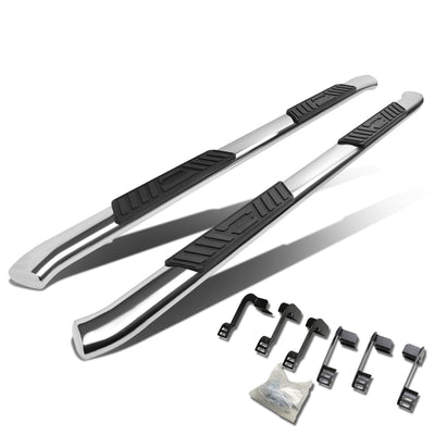 D-Motoring - Running Boards - 5 in. - Curved Oval - RAM 1500 / 2500 / 3500 / Dodge RAM 2500 / 3500 / 1500 Extended Quad Cab 4-Door - 1