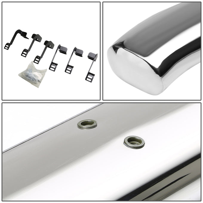 D-Motoring - Running Boards - 5 in. - Curved Oval - RAM 1500 / 2500 / 3500 / Dodge RAM 2500 / 3500 / 1500 Extended Quad Cab 4-Door - 3