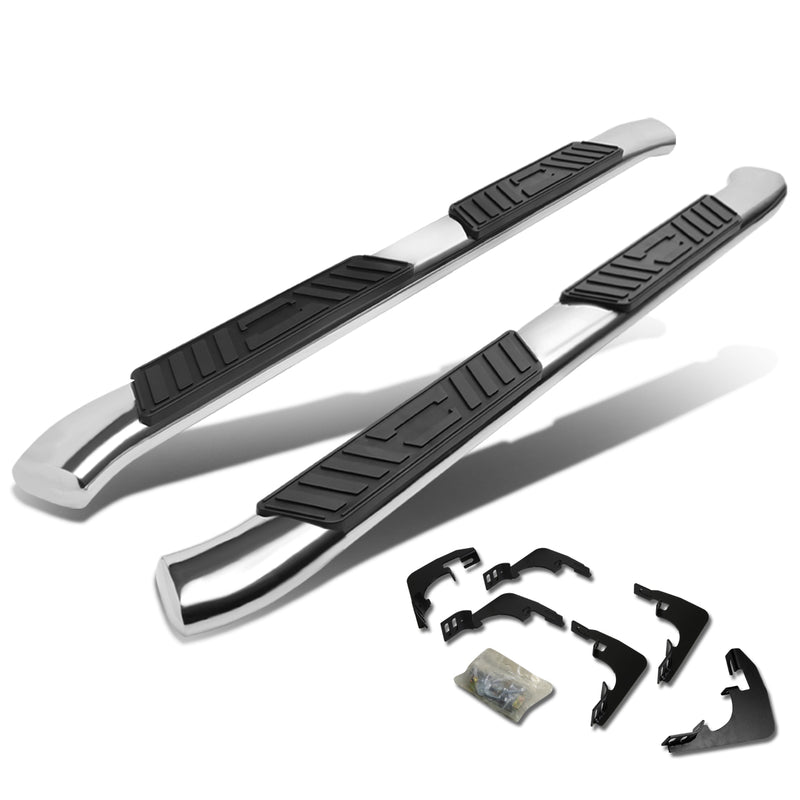 D-Motoring - Running Boards - 5 in. - Curved Oval - Chevy Colorado Extended Cab / GMC Canyon Extended Cab - 1