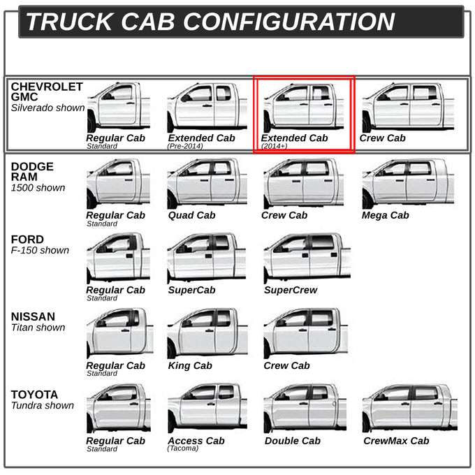 D-Motoring - Running Boards - 5 in. - Curved Oval - Chevy Colorado Extended Cab / GMC Canyon Extended Cab - 5
