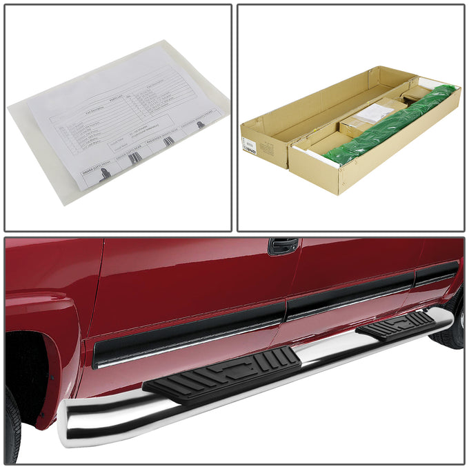 D-Motoring - Running Boards - 5 in. - Curved Oval - Chevy Colorado Crew Cab / GMC Canyon Crew Cab - 4