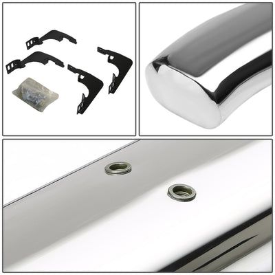 D-Motoring - Running Boards - 5 in. - Curved Oval - GMC Sierra Standard Cab / Chevy Silverado Standard Cab - 3