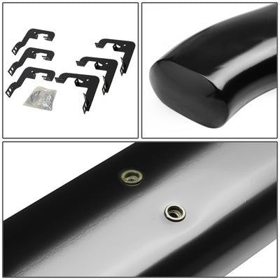 D-Motoring - Running Boards - 5 in. - Black - Curved Oval - GMC Sierra Extended Cab / Chevy Silverado Extended Cab - 3