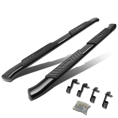 D-Motoring - Running Boards - 5 in. - Black - Curved Oval - Ford F-250 / F-350 Super Duty Extended Cab (Super) - 1