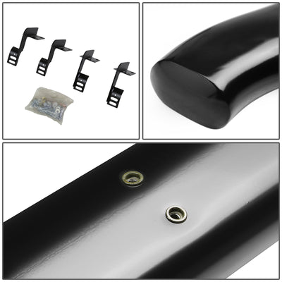 D-Motoring - Running Boards - 5 in. - Black - Curved Oval - Ford F-250 / F-350 Super Duty Extended Cab (Super) - 3