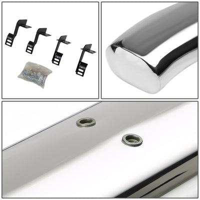 D-Motoring - Running Boards - 5 in. - Curved Oval - Ford F-250 / F-350 Super Duty Extended Cab (Super) - 3