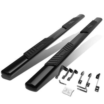 D-Motoring - Running Boards - 5 in. - Black - Oval - GMC Sierra Extended Cab / Chevy Silverado Extended Cab - 1