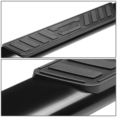 D-Motoring - Running Boards - 5 in. - Black - Oval - GMC Sierra Extended Cab / Chevy Silverado Extended Cab - 2