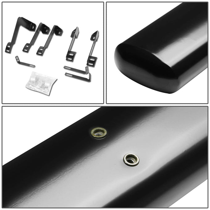 D-Motoring - Running Boards - 5 in. - Black - Oval - GMC Sierra Extended Cab / Chevy Silverado Extended Cab - 3