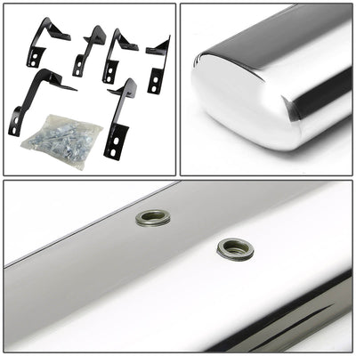D-Motoring - Running Boards - 5 in. - Oval - RAM 1500 / 2500 / 3500 / Dodge RAM 2500 / 3500 / 1500 Crew Cab 4-Door - 3
