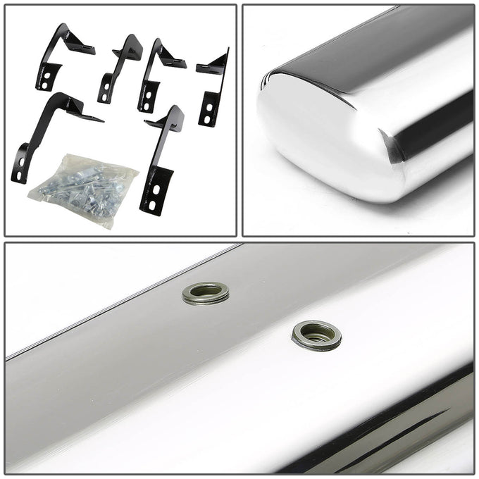 D-Motoring - Running Boards - 5 in. - Oval - RAM 1500 / 2500 / 3500 / Dodge RAM 2500 / 3500 / 1500 Crew Cab 4-Door - 3