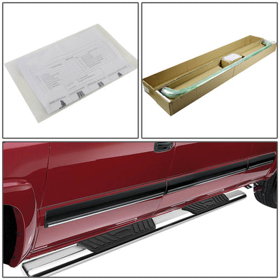 D-Motoring - Running Boards - 5 in. - Oval - RAM 1500 / 2500 / 3500 / Dodge RAM 2500 / 3500 / 1500 Crew Cab 4-Door - 4