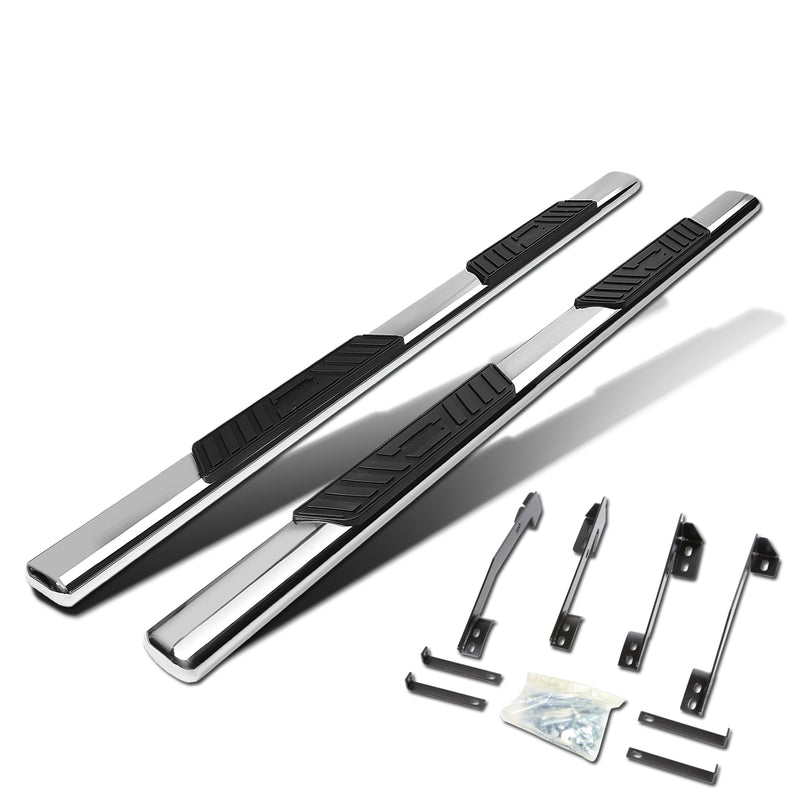 D-Motoring - Running Boards - 5 in. - Oval - Dodge RAM 1500 Extended Cab / 2500 / 3500 Extended (Quad) Cab  - 1