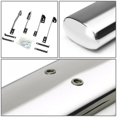 D-Motoring - Running Boards - 5 in. - Oval - Dodge RAM 1500 Extended Cab / 2500 / 3500 Extended (Quad) Cab  - 3