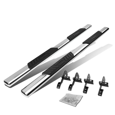 D-Motoring - Running Boards - 5 in. - Oval - 04-08 Ford F-150 Extended Cab (Super Cab) - 1