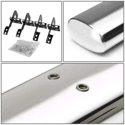 D-Motoring - Running Boards - 5 in. - Oval - 04-08 Ford F-150 Extended Cab (Super Cab) - 3