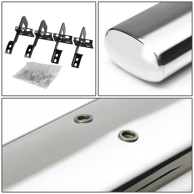 D-Motoring - Running Boards - 5 in. - Oval - 04-08 Ford F-150 Extended Cab (Super Cab) - 3