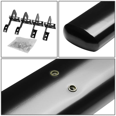 D-Motoring - Running Boards - 5 in. - Black - Oval - 09-14 Ford F-150 Extended Cab (Super Cab) - 3