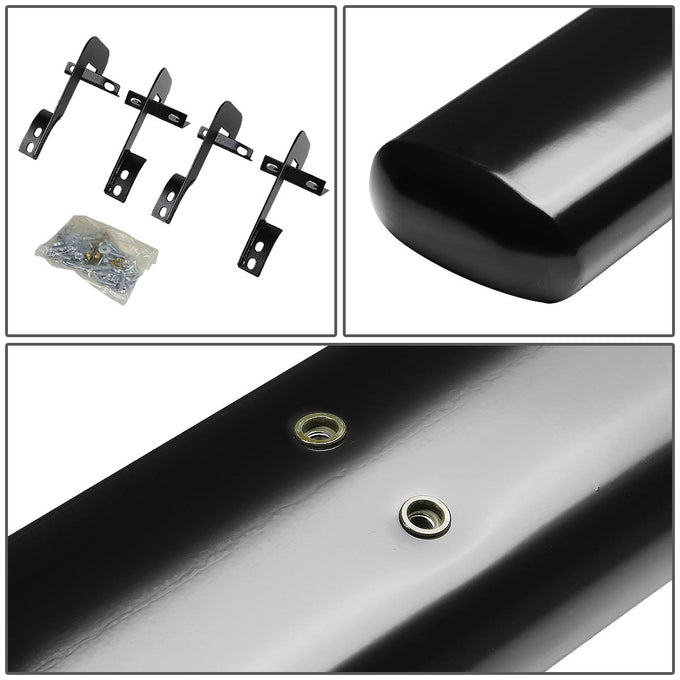 D-Motoring - Running Boards - 5 in. - Black - Oval - 01-03 Ford F-150 Crew Cab (Super Crew) - 3