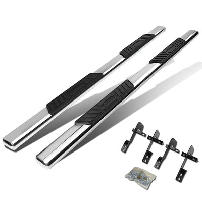 D-Motoring - Running Boards - 5 in. - Oval - 01-03 Ford F-150 Crew Cab (Super Crew) - 1