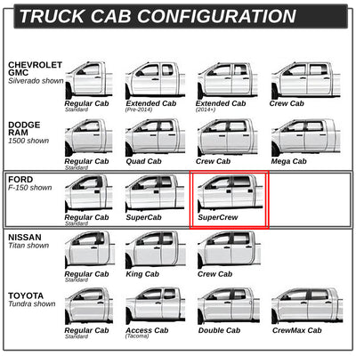 D-Motoring - Running Boards - 5 in. - Oval - Silver - Ford F-250 / F-350 / F-450 /  F-550 Crew Cab - 5
