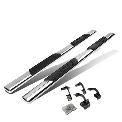 D-Motoring - Running Boards - 5 in. - Metallic - 15-18 Ford F-150 Extended Cab (Super) - 1
