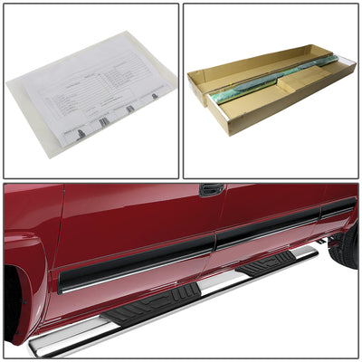D-Motoring - Running Boards - 5 in. - Metallic - 15-18 Ford F-150 Extended Cab (Super) - 4
