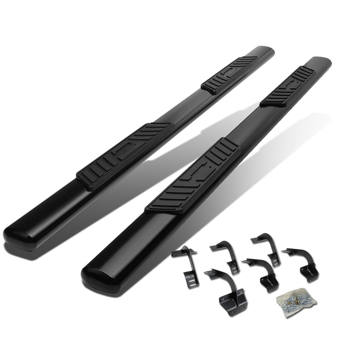 D-Motoring - Running Boards - 5 in. - Carbon Steel - 15-18 Ford F-150 Crew Cab (Super Crew) - 1