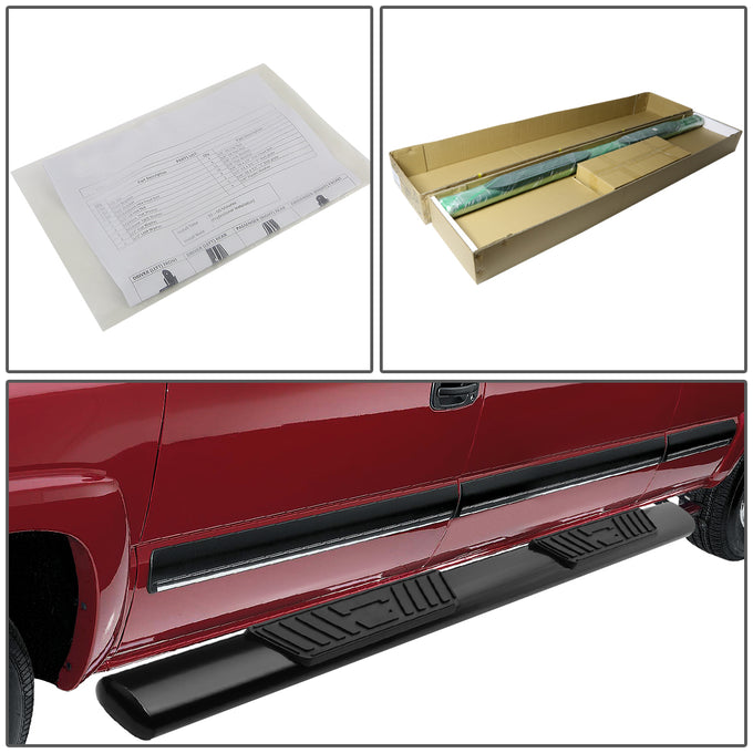 D-Motoring - Running Boards - 5 in. - Carbon Steel - 15-18 Ford F-150 Crew Cab (Super Crew) - 4