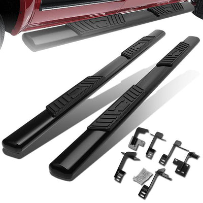 2019 Ram 1500 Crew Cab Running Boards - 5 in.  Oval Tubing - Mild Steel - 1