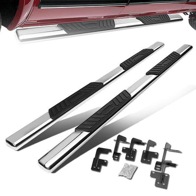 2019 Ram 1500 Quad (Extended) Cab 5 in.  Running Boards Side Step Nerf Bars - Oval - Stainless Steel - STEPB-5O-946-SS - 1