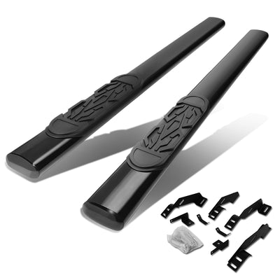 D-Motoring - Running Boards - 6 in. - Black - Oval - Chevy C1500 / C2500 / C3500 / K1500 / K2500 / K3500 - 1