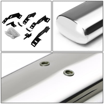D-Motoring - Running Boards - 6 in. - Oval - Chevy C1500 / C2500 / C3500 / K1500 / K2500 / K3500 - 3